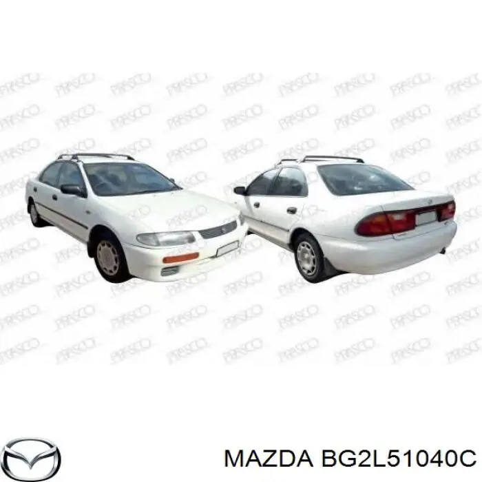  Фара ліва Mazda 323 