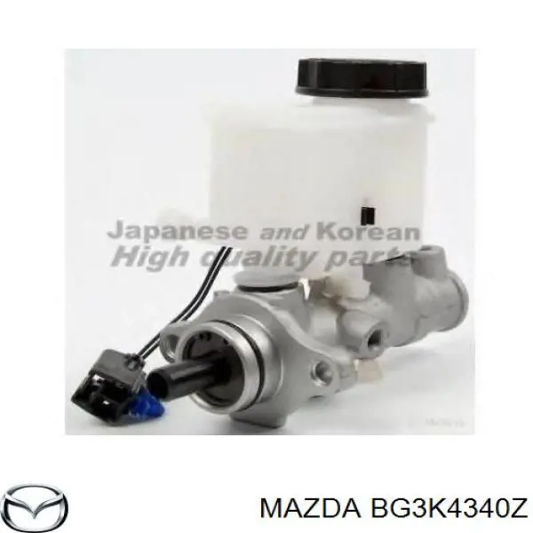 Циліндр головний гальма (Гідротормоз) Mazda BG3K4340Z ціна, від 38.01 USD