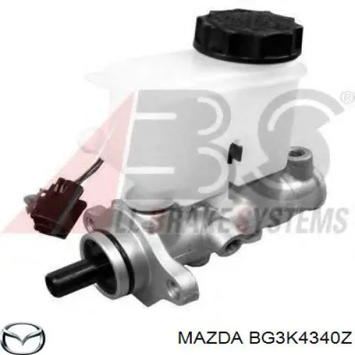 BG3K4340Z Mazda Циліндр гальмівний, головний