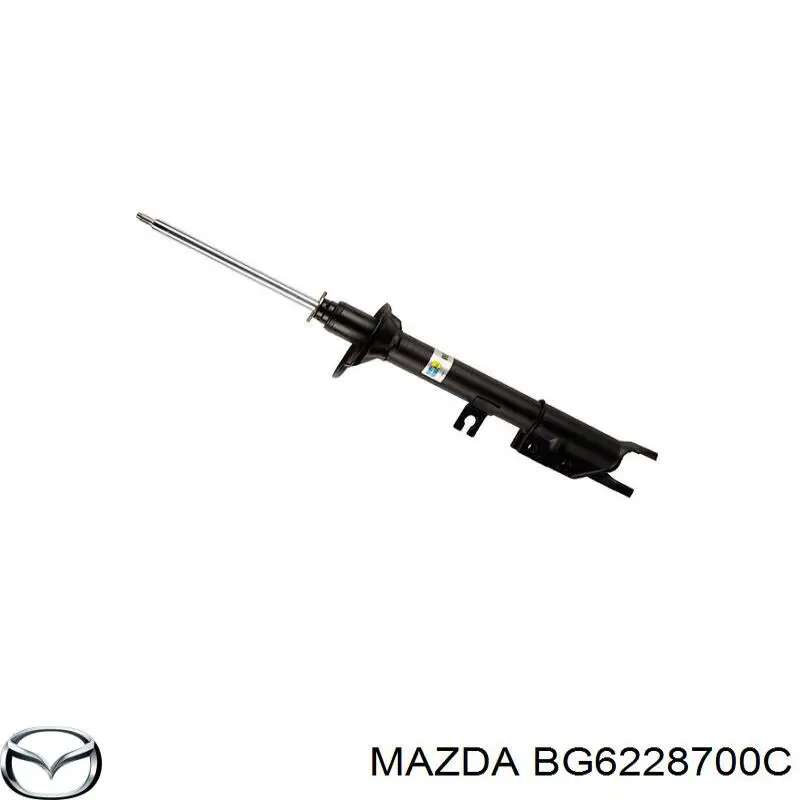 BG6228700C Mazda амортизатор задній, правий