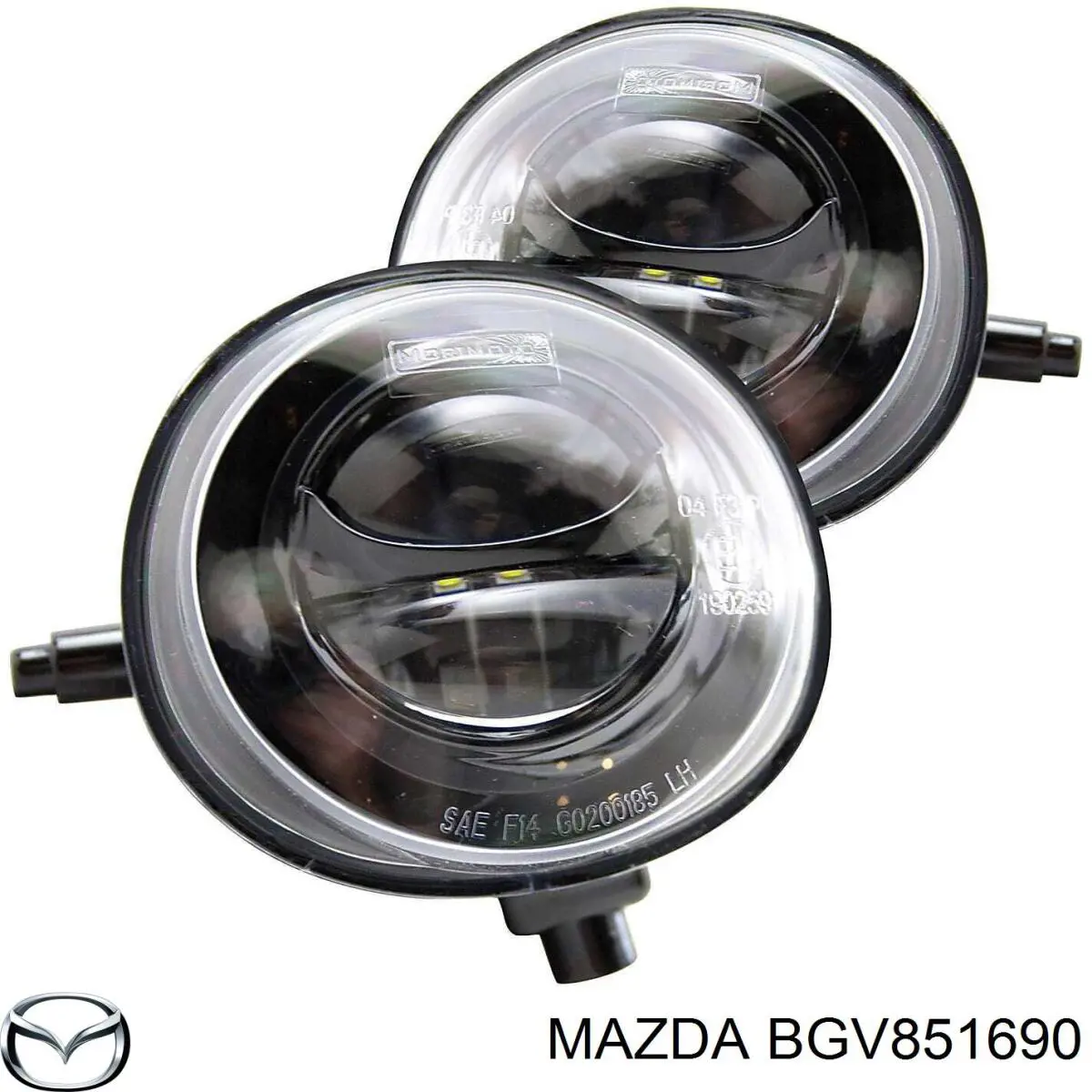 Туманка ліва Mazda BGV851690 ціна, від 44.48 USD