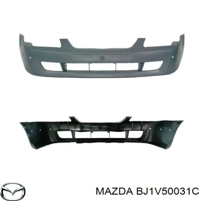 Бампер на авто Mazda BJ1V50031C ціна, від 44.95 USD
