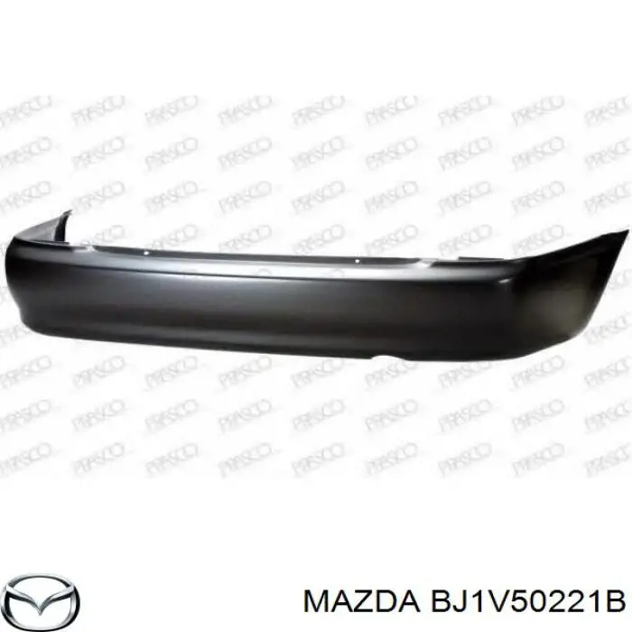 BJ1V50221B Mazda бампер задній