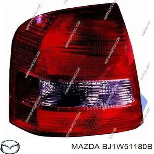 BJ1W51180B Mazda Задня ліва фара