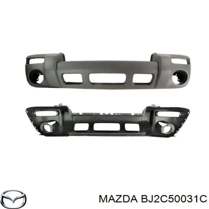 Бампер на авто Mazda BJ2C50031C ціна, від 44.26 USD