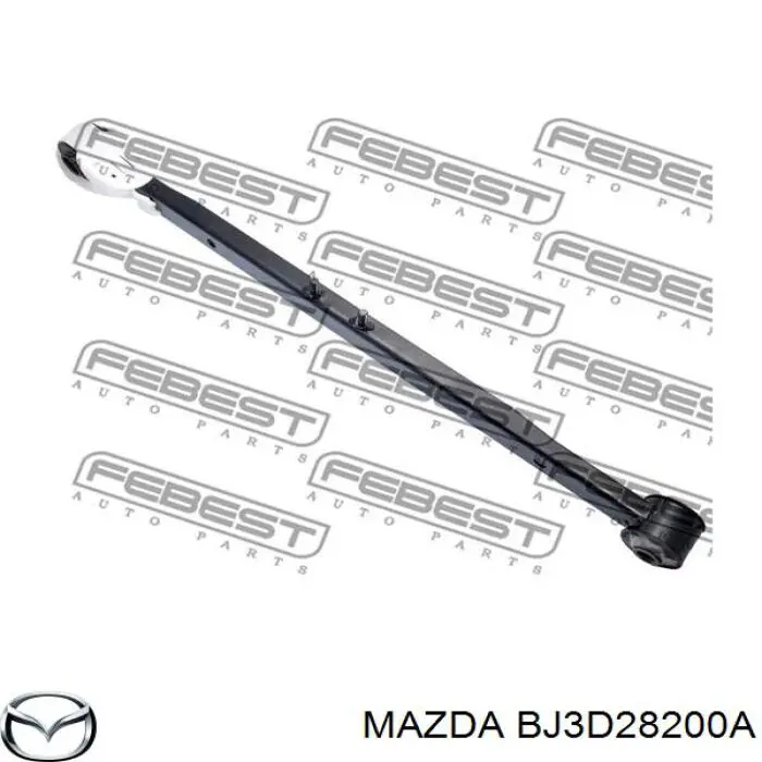 BJ3D28200A Mazda важіль/тяга задньої підвіски подовжній нижній, правий