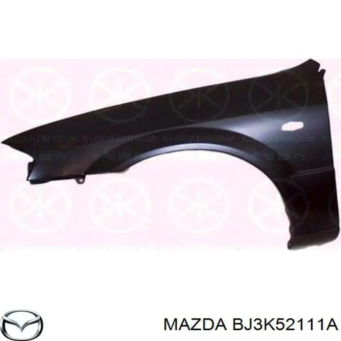 Крило переднє праве Mazda BJ3K52111A ціна, від 76.02 USD