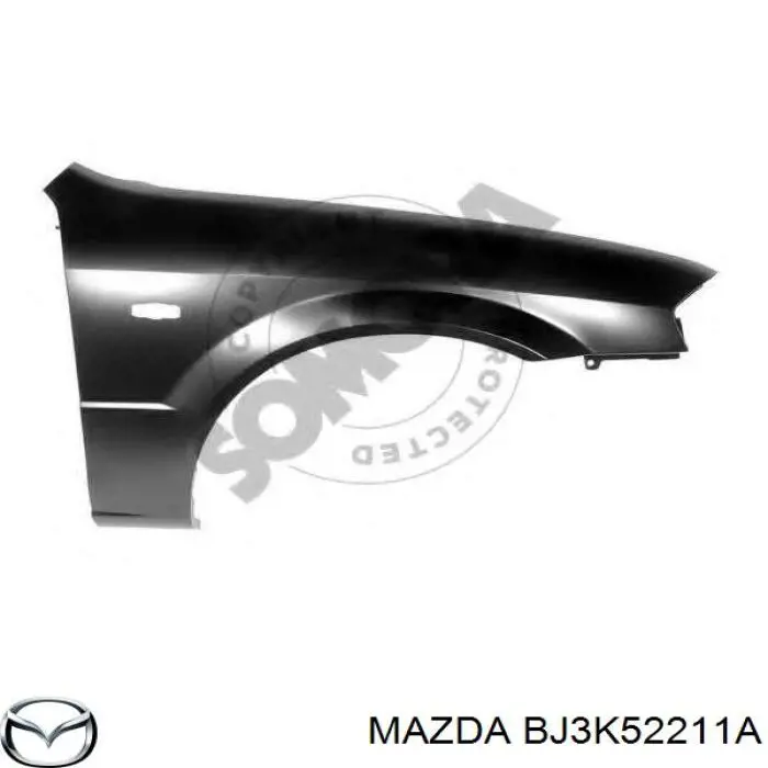 Купити BJ3K52211A Mazda Крило переднє ліве