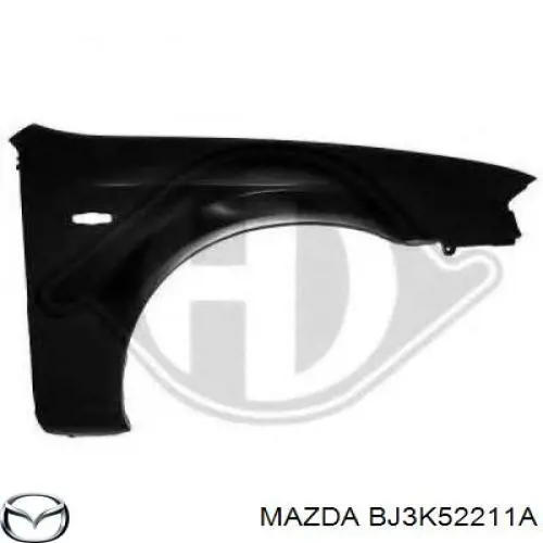 Крило переднє ліве BJ3K52211A Mazda