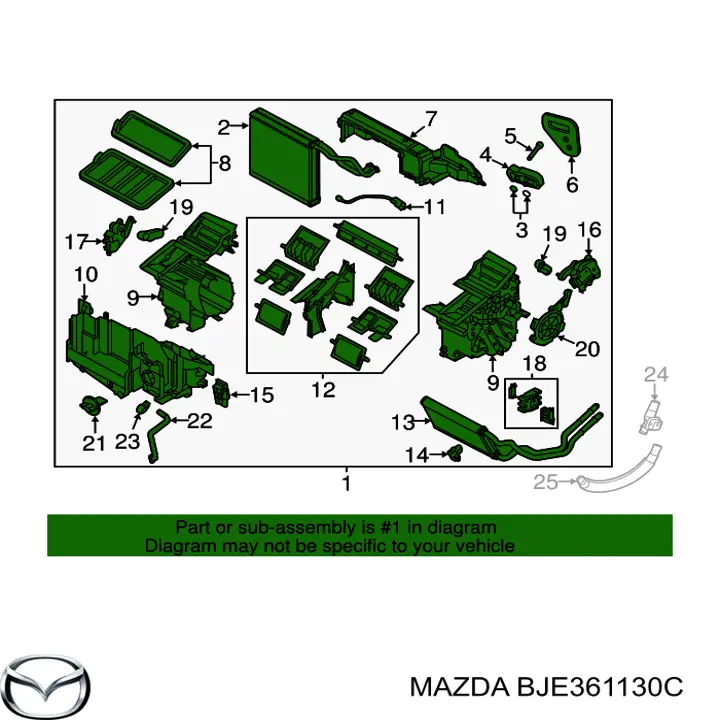 BJE361130C Mazda 