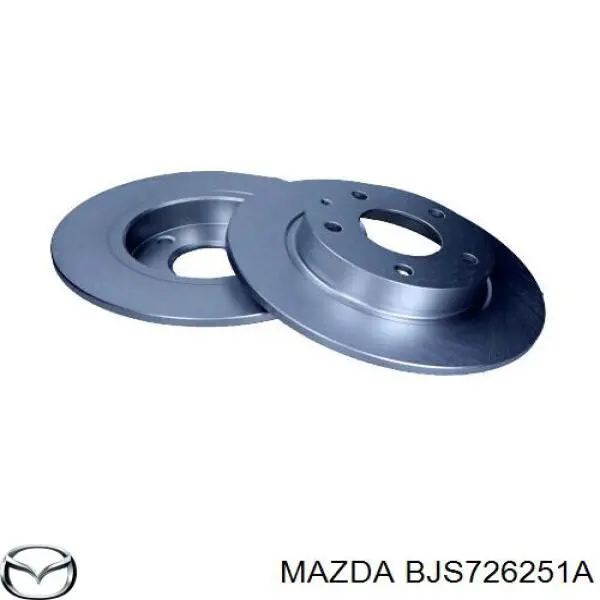 Задні дискові гальма Mazda BJS726251A ціна, від 29.69 USD