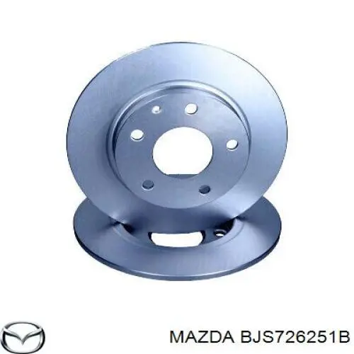 BJS726251B Mazda диск гальмівний задній