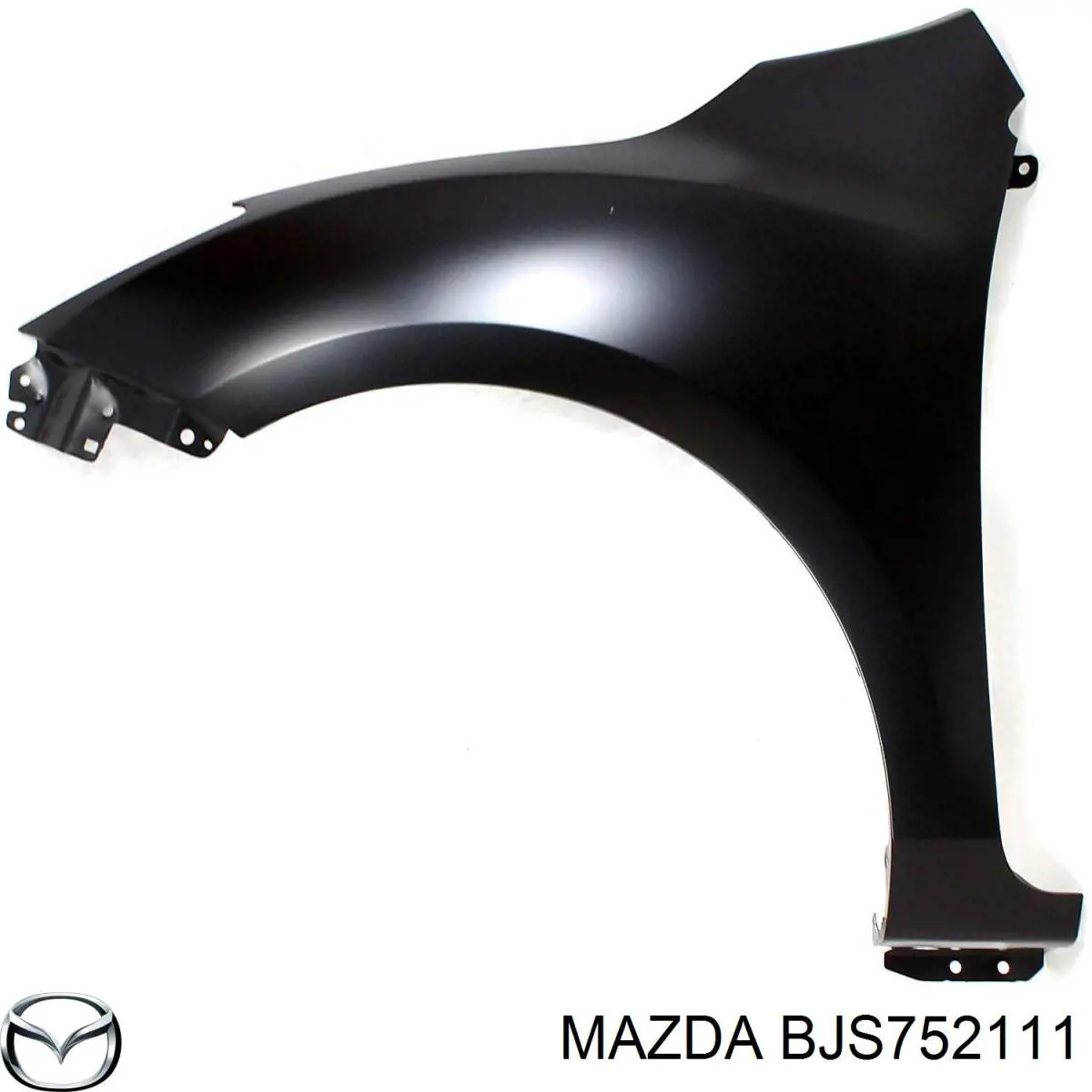 Крило переднє праве Mazda BJS752111 ціна, від 45.40 USD