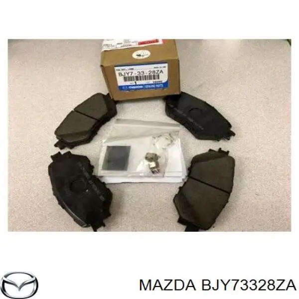 Передні тормозні колодки BJY73328ZA Mazda