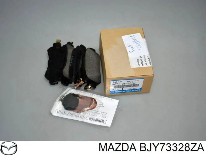 BJY73328ZA Mazda Передні гальмівні колодки