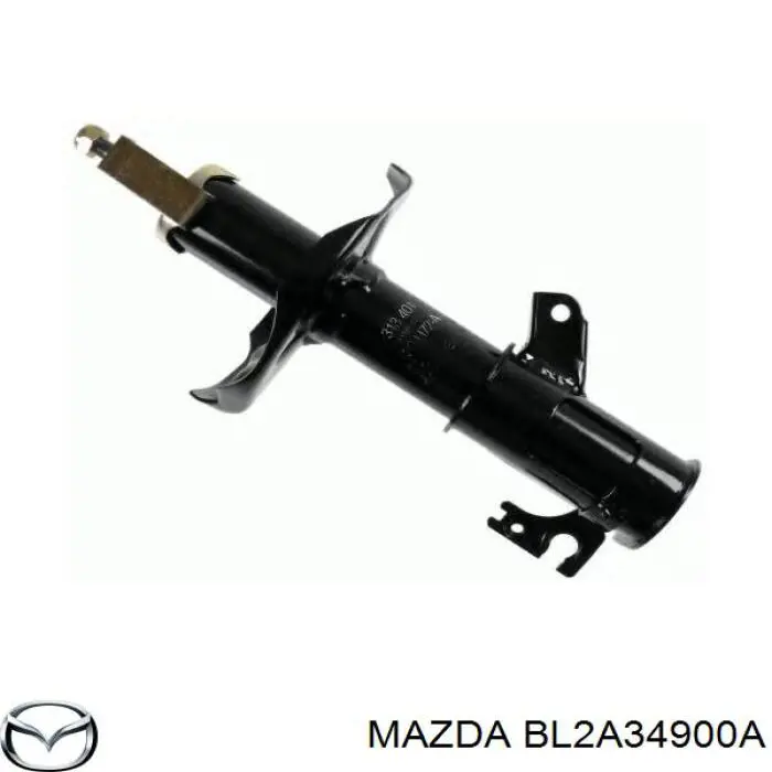 BL2A34900A Mazda амортизатор передній, лівий