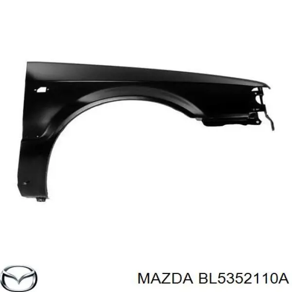 BL5352110A Mazda крило переднє праве