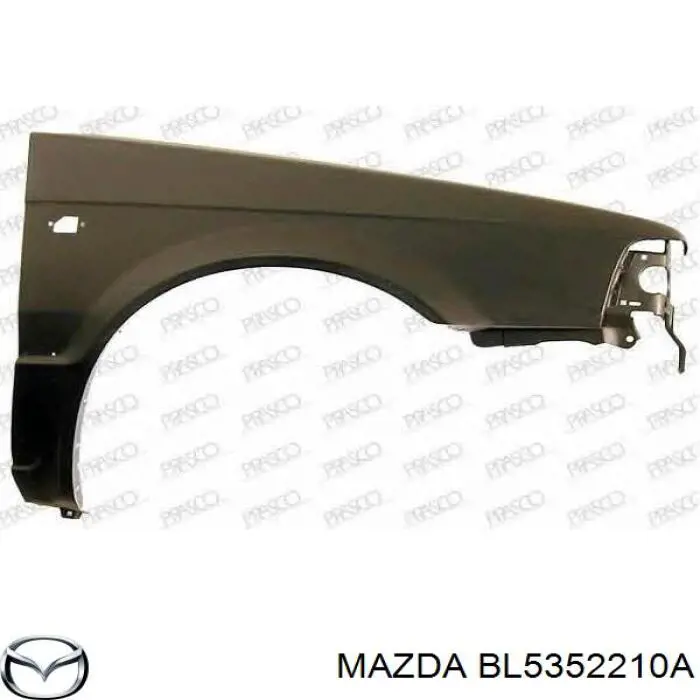 Ліве переднє крило Mazda 323 III седан (BF) (1985 - 1991) ціна, від 53.18 USD