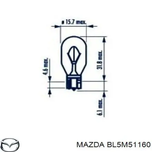 BL5M51160 Mazda Задня ліва фара