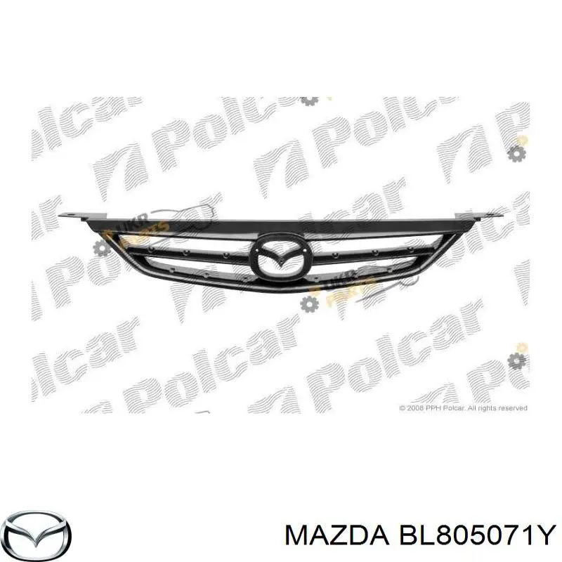 Решітка радіатора BL805071Y Mazda