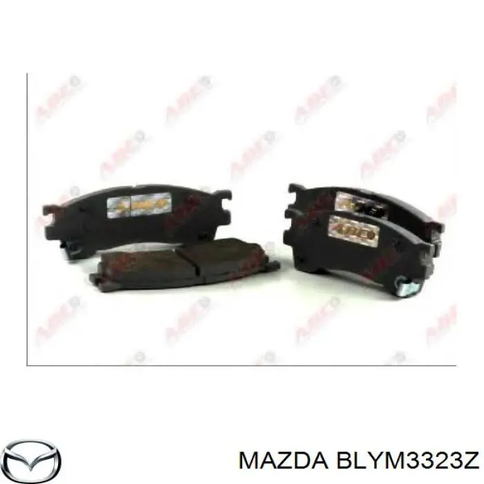 Колодки гальмівні передні, дискові BLYM3323Z Mazda