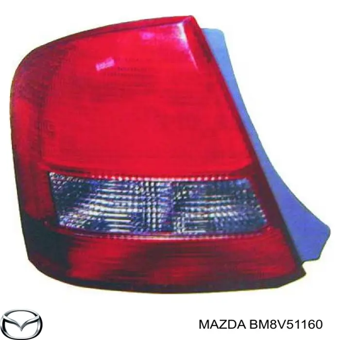 Купити BJ1W51180B Mazda Лівий стоп
