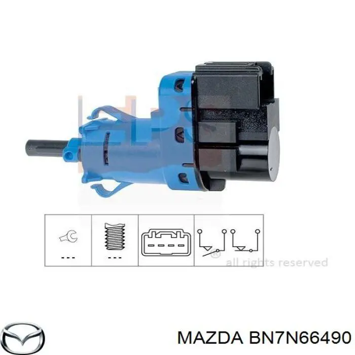 Купити BN7N66490 Mazda Датчик педалі гальма