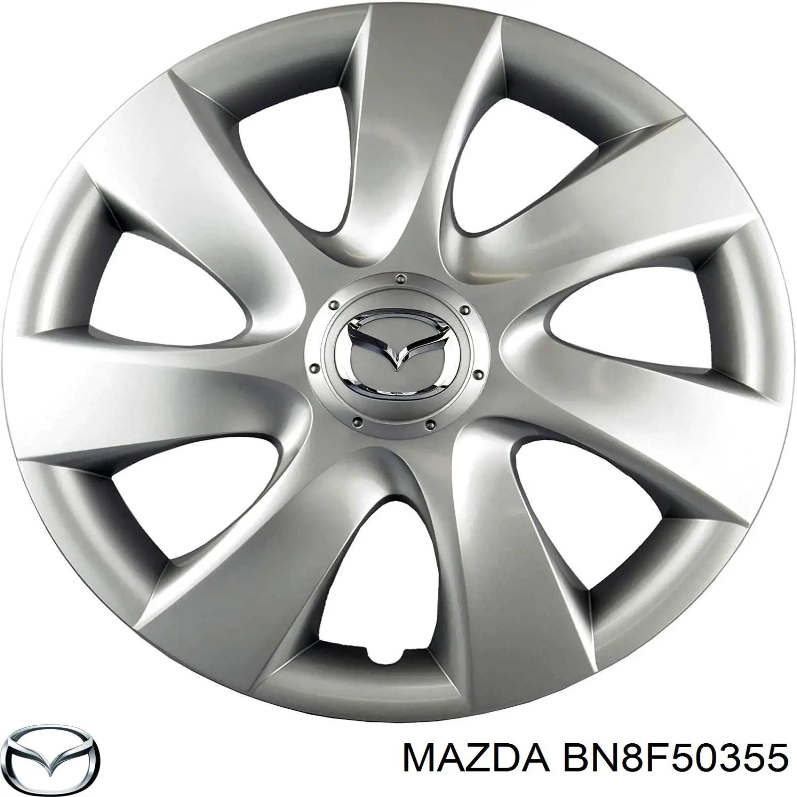 Решітка радіатора BN8F50355 Mazda