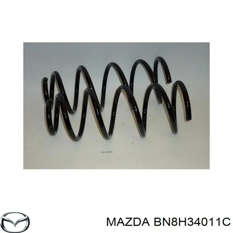Пружина передньої підвіски Mazda BN8H34011C