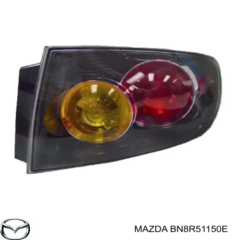 BN8R51150E Mazda ліхтар задній правий, зовнішній