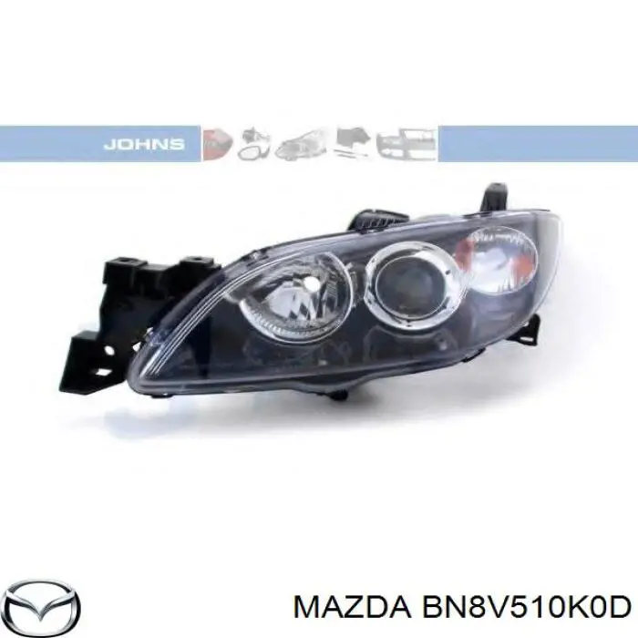 Фара права BN8V510K0D Mazda