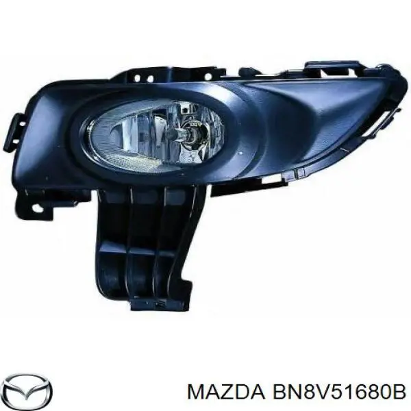 Фара протитуманна, права Mazda 3 (BK12) (Мазда 3)