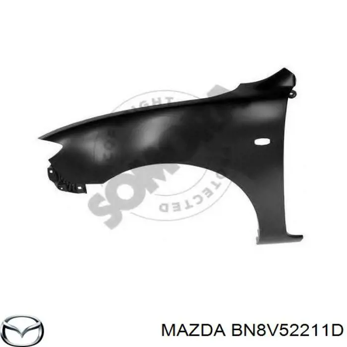 Крило переднє ліве BN8V52211D Mazda