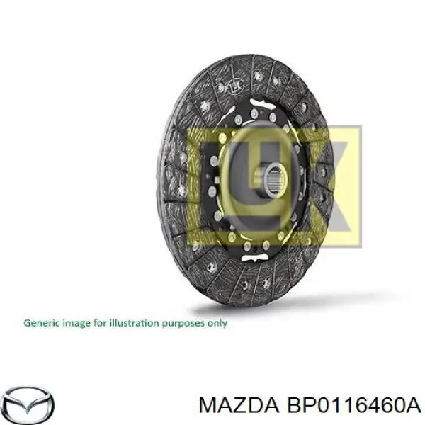 BP0116460A Mazda диск зчеплення
