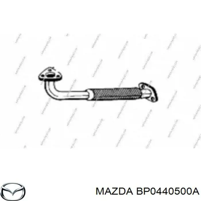BP0440500A Mazda Штани глушника передні