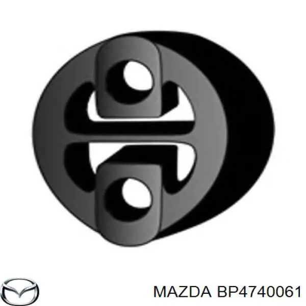 Подушка кріплення глушника Mazda BP4740061 ціна, від 5.12 USD