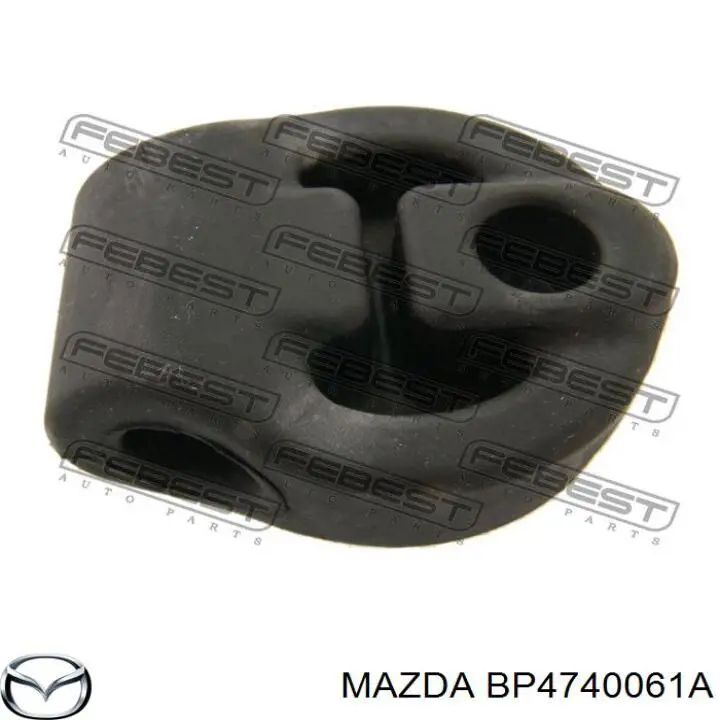 Подушка кріплення глушника Mazda BP4740061A ціна, від 2.58 USD