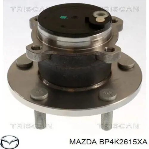 Маточини задніх коліс Mazda BP4K2615XA ціна, від 64.19 USD