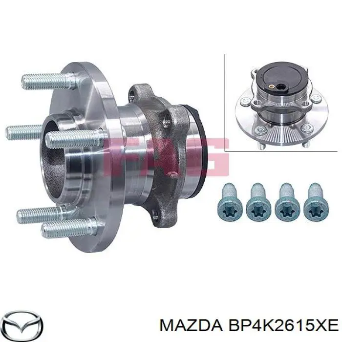 Задня маточина BP4K2615XE Mazda