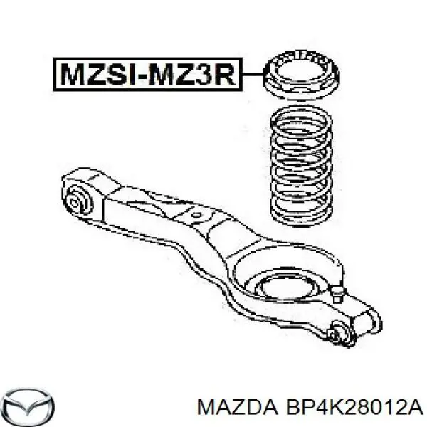 BP4K28012A Mazda проставка (гумове кільце пружини задньої, верхня)