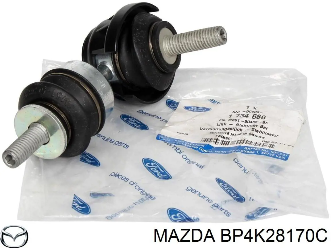 BP4K28170C Mazda Тяжка стабілізатора, заднього