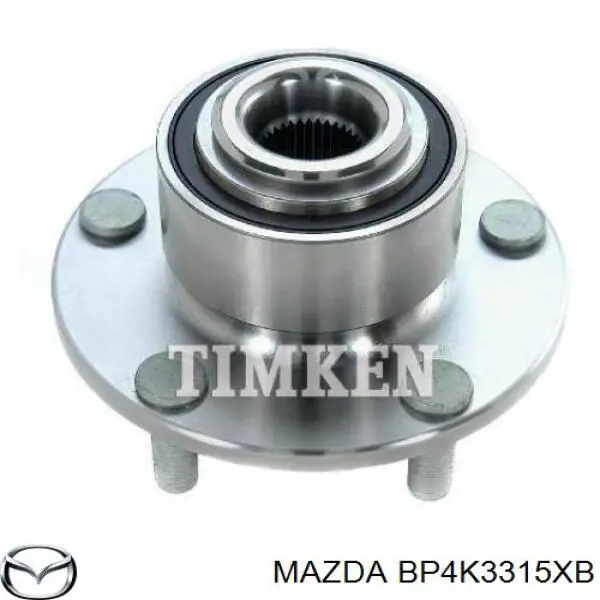 Передня маточина BP4K3315XB Mazda