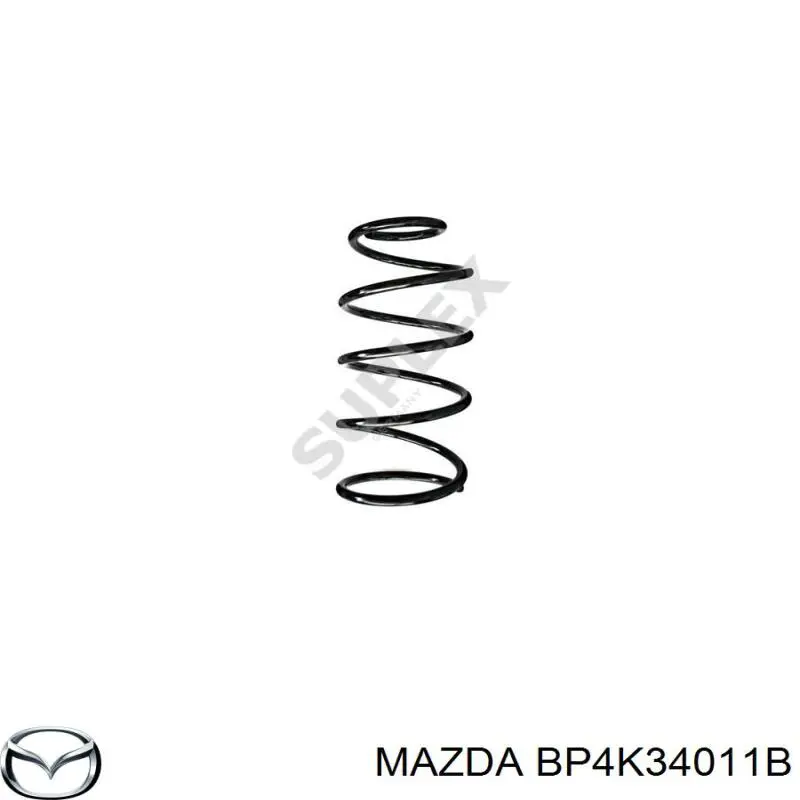 BP4K34011B Mazda пружина передня