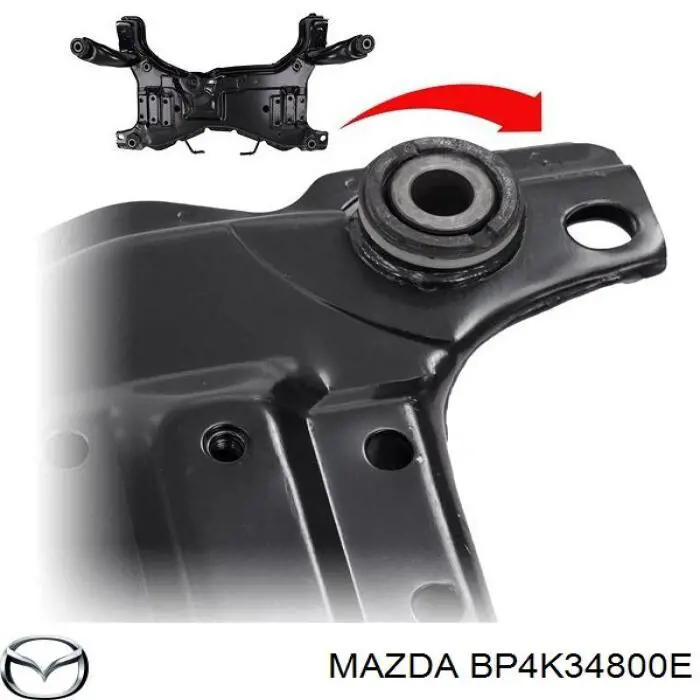 Підрамник передньої підвіски Mazda BP4K34800G ціна, від 33.75 USD