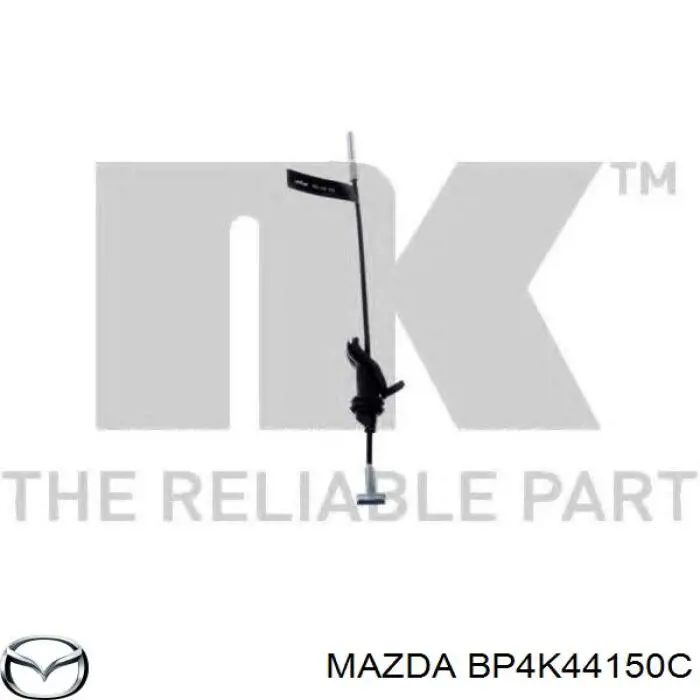 Трос стоянкового гальма передній Mazda BP4K44150C ціна, від 6.33 USD
