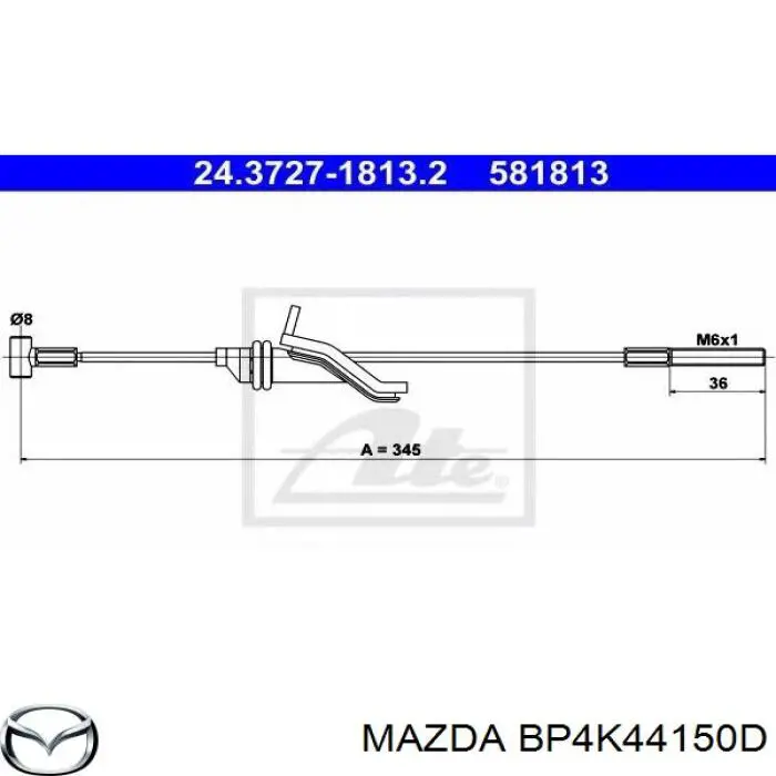  BP4K44150D Mazda