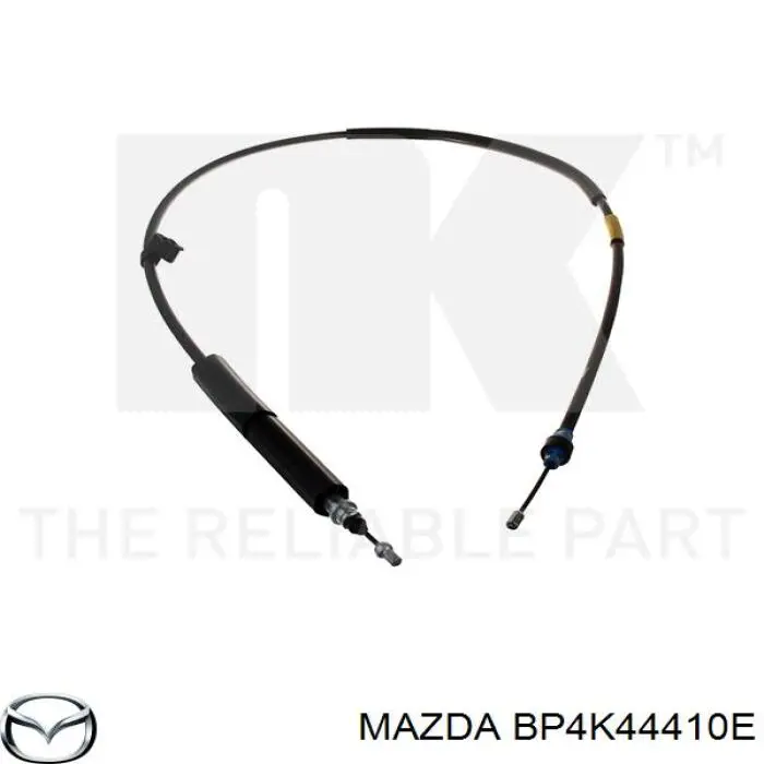 Купити BP4K44410E Mazda Трос ручного гальма задній, правий
