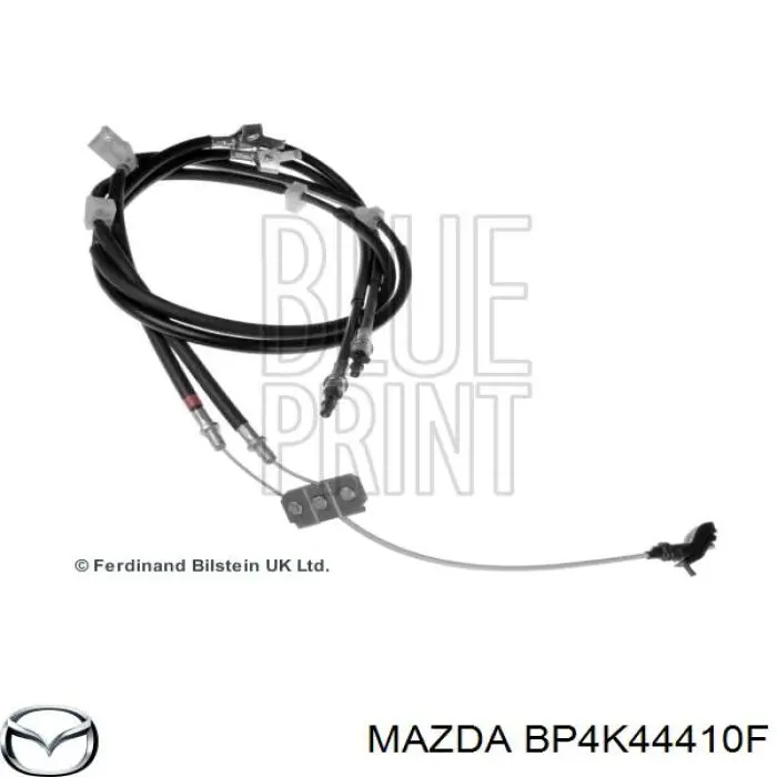 Трос стоянкового гальма задній правий Mazda BP4K44410F ціна, від 16.28 USD