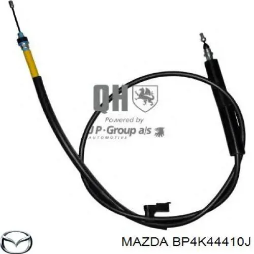 Трос стоянкового гальма задній правий Mazda BP4K44410J ціна, від 15.20 USD