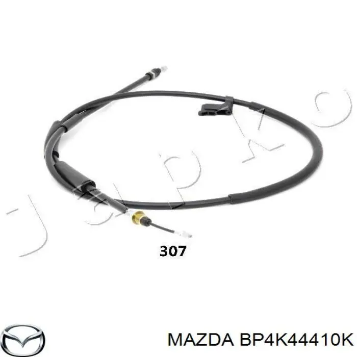 Трос ручного гальма задній, правий BP4K44410K Mazda